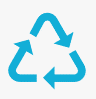 Recycling symbol for plastics used in Europe, emphasizing sustainable plastic waste management.